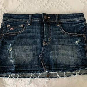Hollister Denim Skirt-EUC